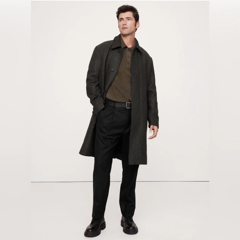 NWT! Banana Republic Men’s Wool Blend Pleated Pant - Multiple Sizes 🩷